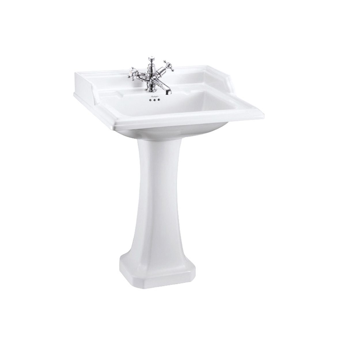 Classic Rectangle 650 Basin & Pedestal